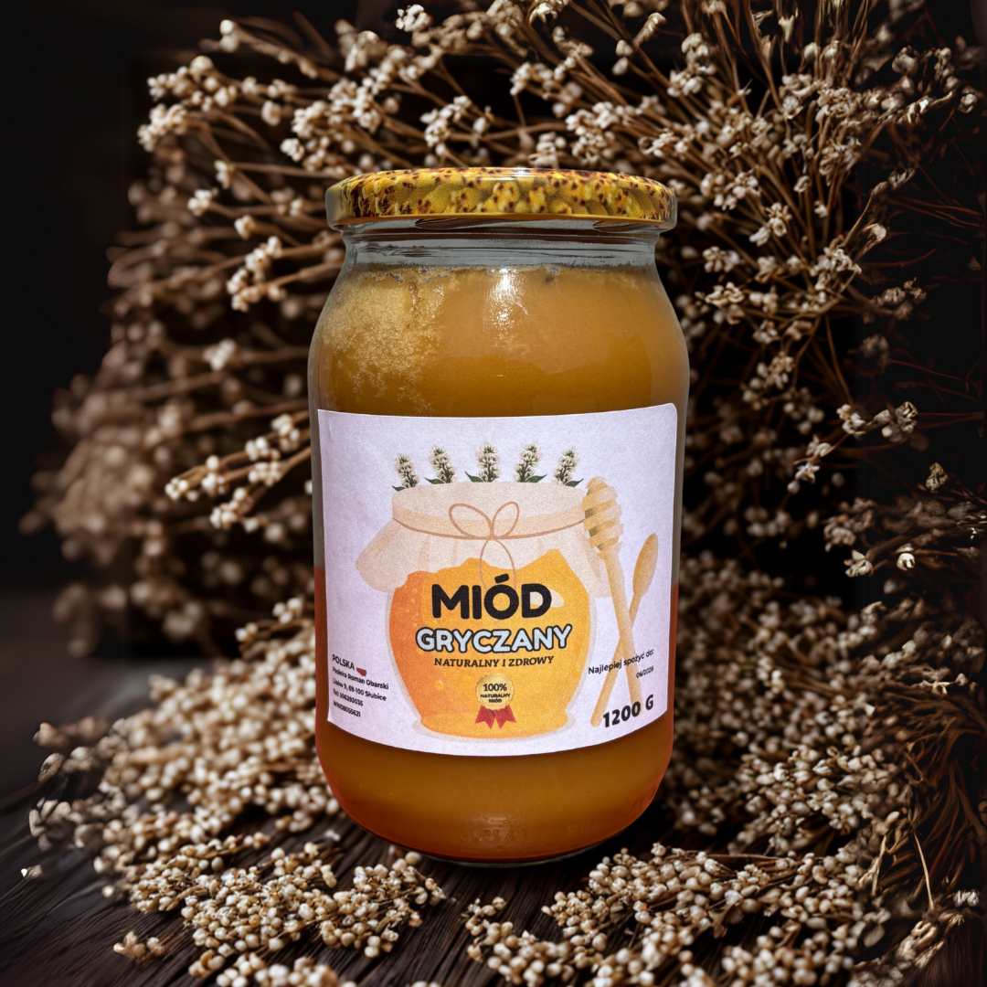 Miód Gryczany 1200g