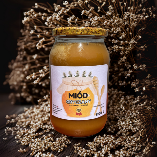 Miód Gryczany 1200g