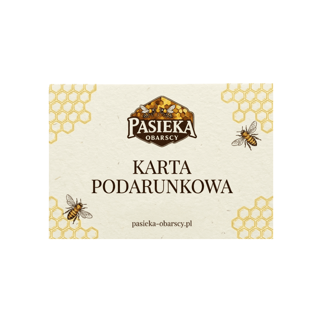 E - Karta podarunkowa - Pasieka Obarscy