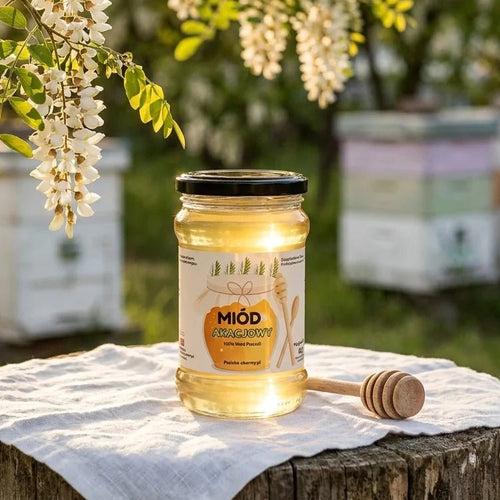 Miód Akacjowy 400g - Pasieka Obarscy