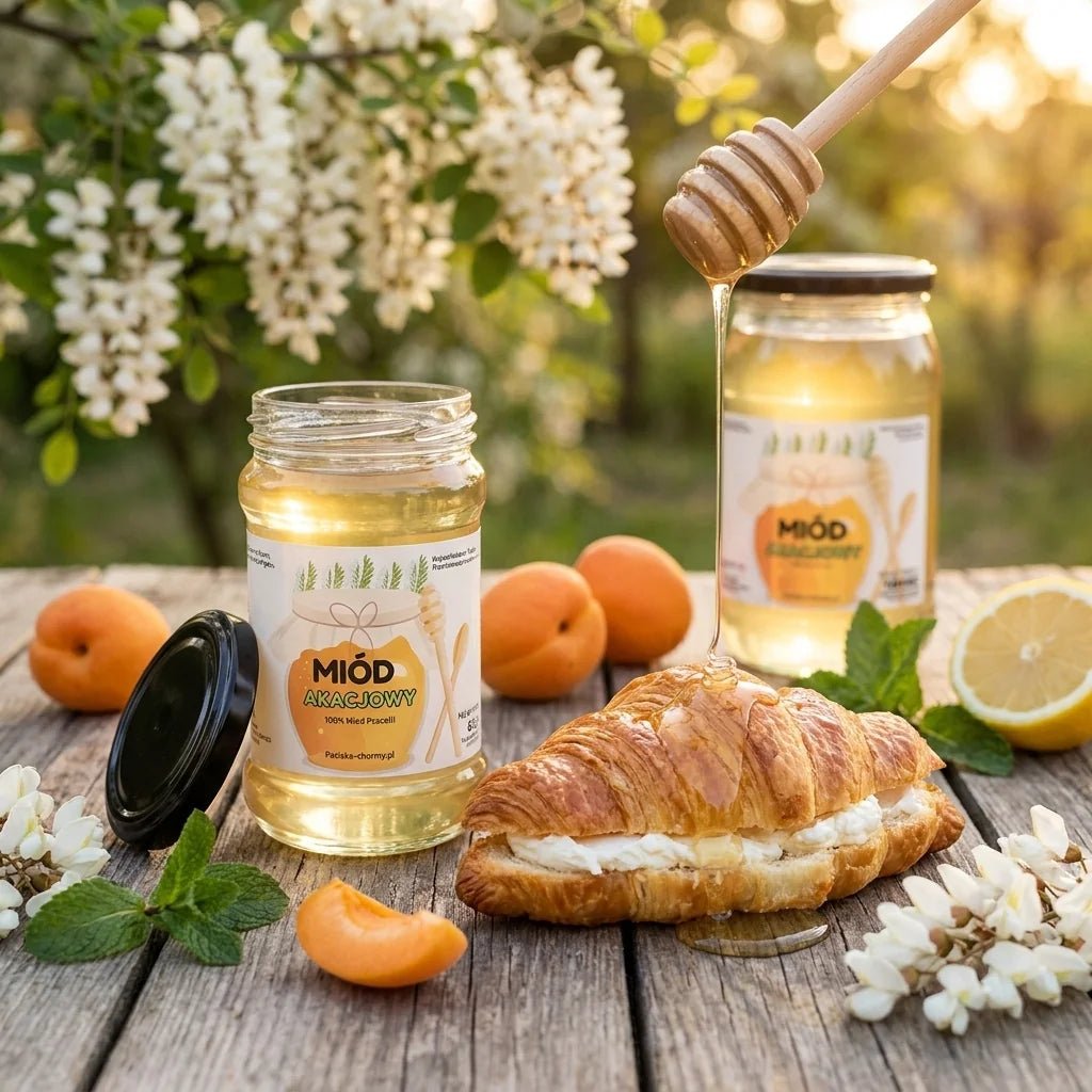 Miód Akacjowy 400g - Pasieka Obarscy