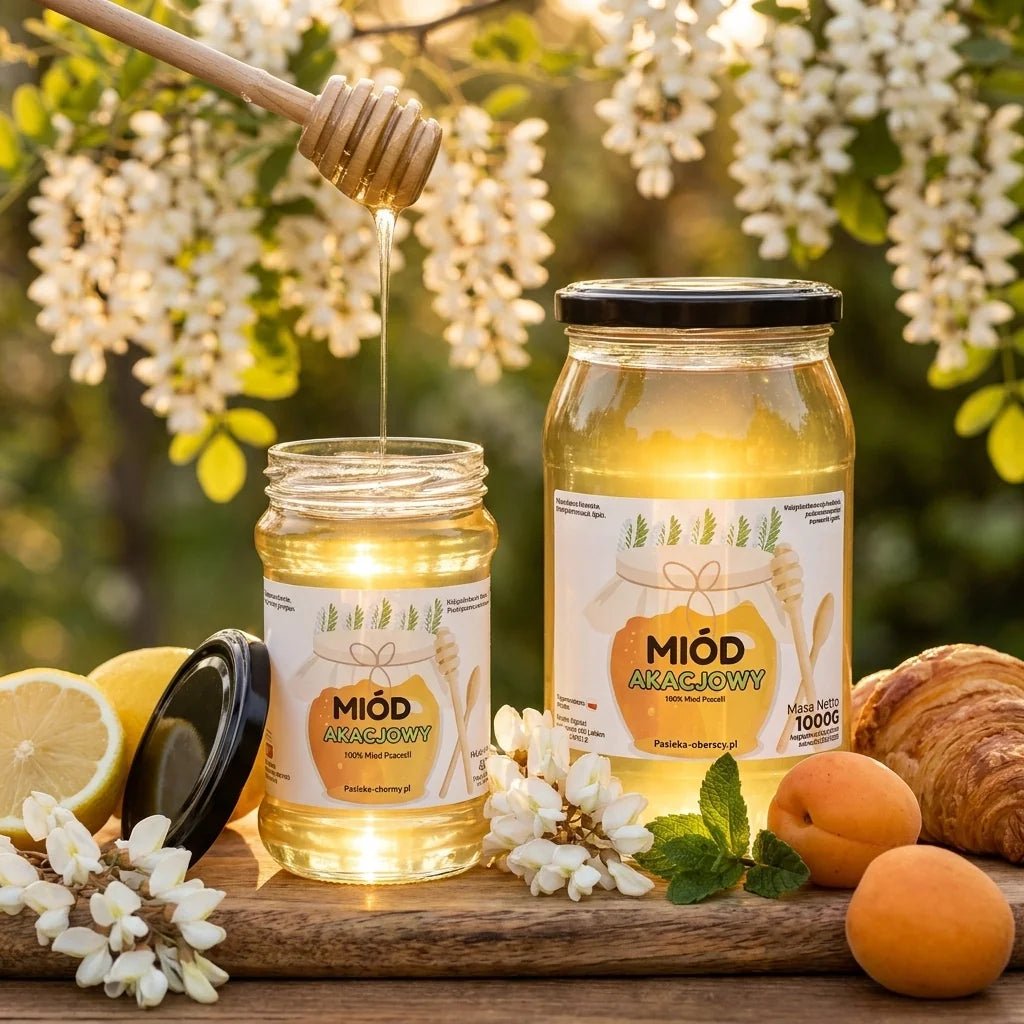 Miód Akacjowy 400g - Pasieka Obarscy