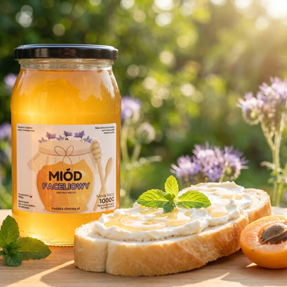 Miód Faceliowy 1000g - Pasieka Obarscy