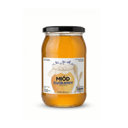 Miód Faceliowy 1000g - Pasieka Obarscy