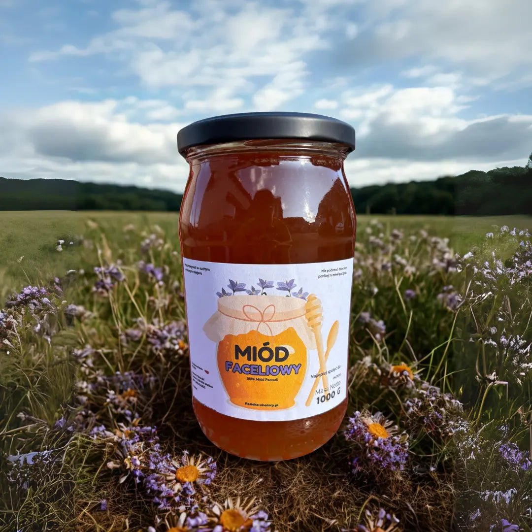Miód Faceliowy 1000g - Pasieka Obarscy
