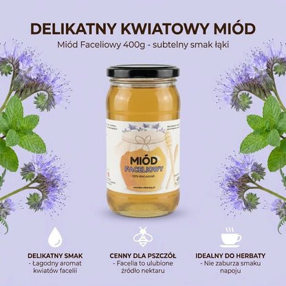 Miód Faceliowy 400g - Pasieka Obarscy
