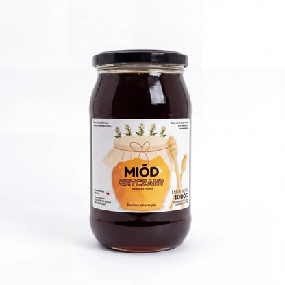 Miód Gryczany 1000g - Pasieka Obarscy
