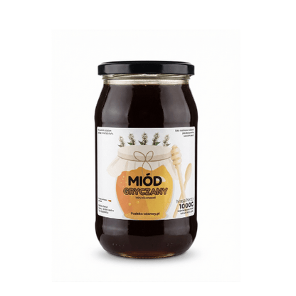 Miód Gryczany 1000g - Pasieka Obarscy