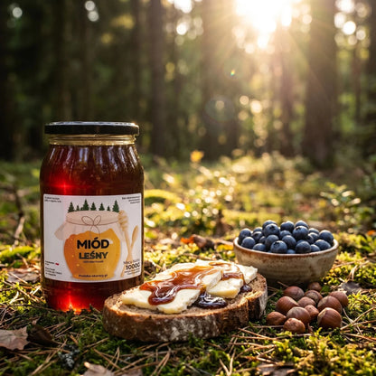 Miód Leśny 1000g - Pasieka Obarscy