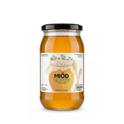Miód Lipowy 1000g - Pasieka Obarscy