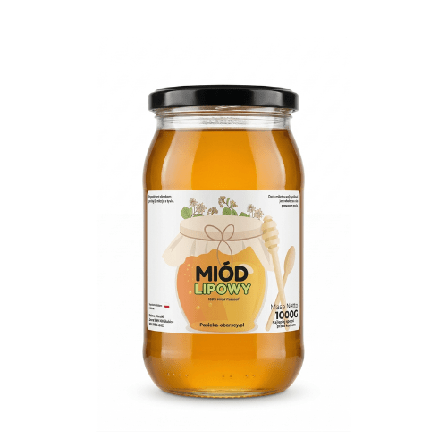 Miód Lipowy 1000g - Pasieka Obarscy