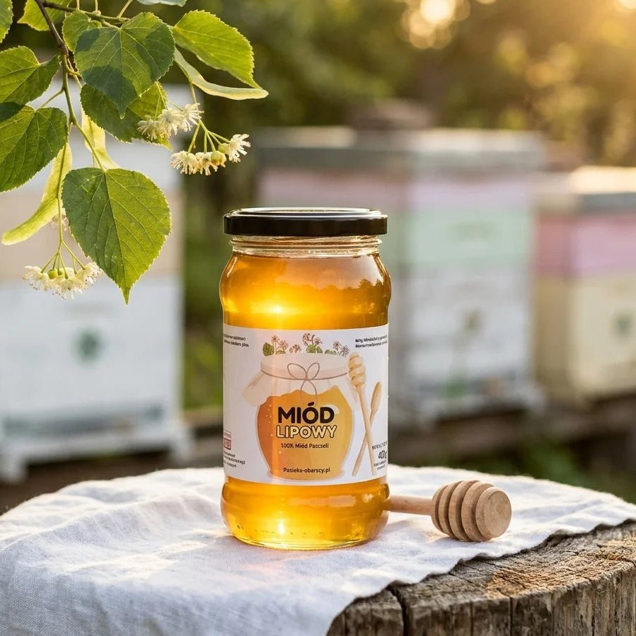 Miód Lipowy 400g - Pasieka Obarscy