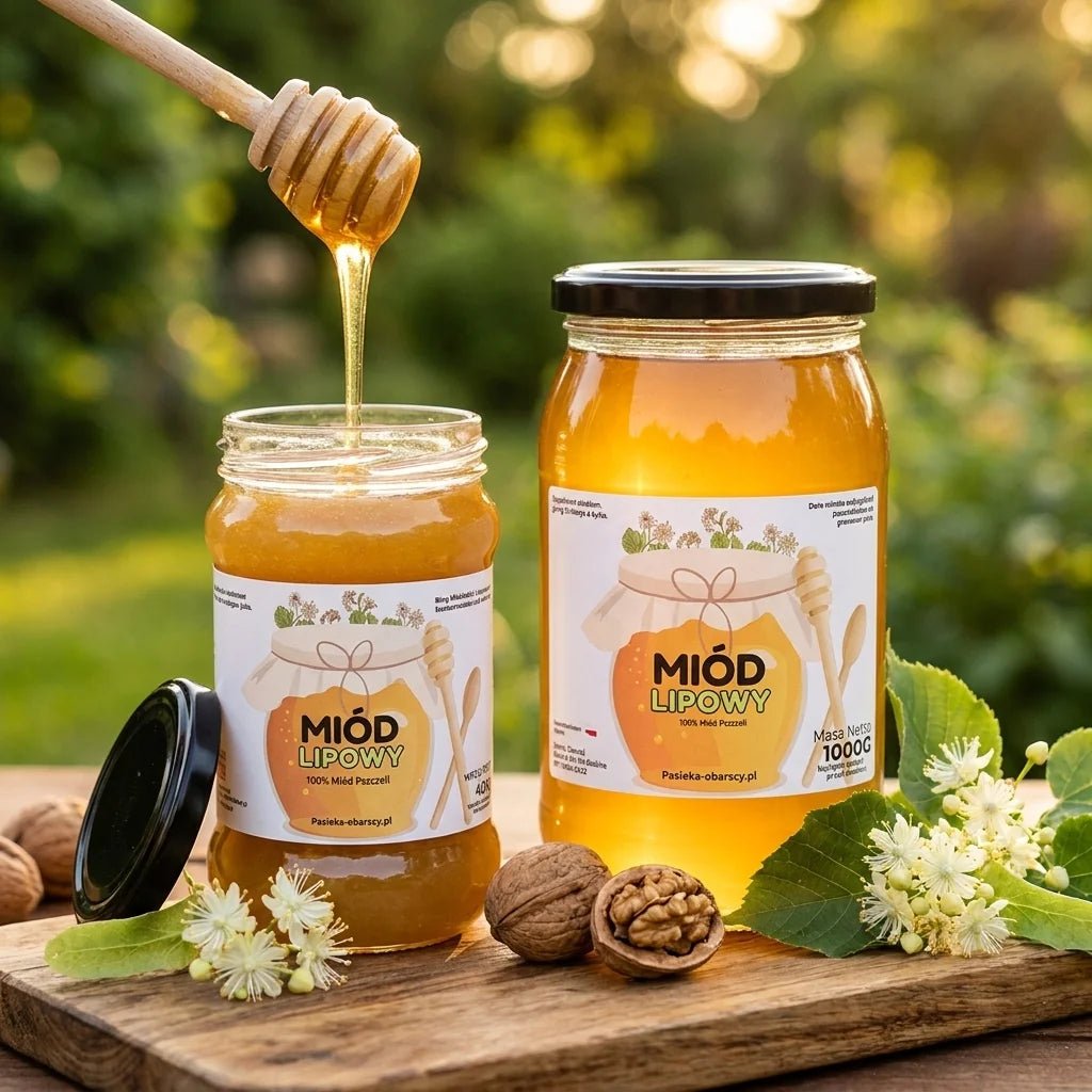 Miód Lipowy 400g - Pasieka Obarscy