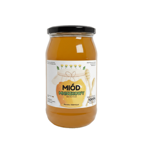 Miód Mniszkowy 1000g - Pasieka Obarscy