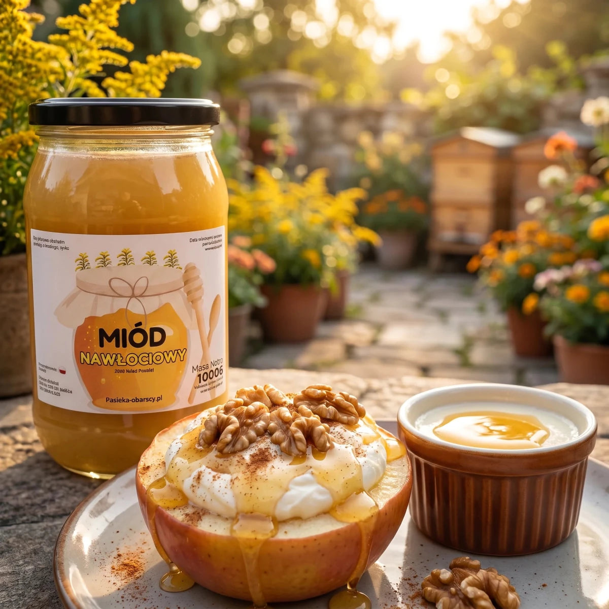 Miód Nawłociowy 1000g - Pasieka Obarscy