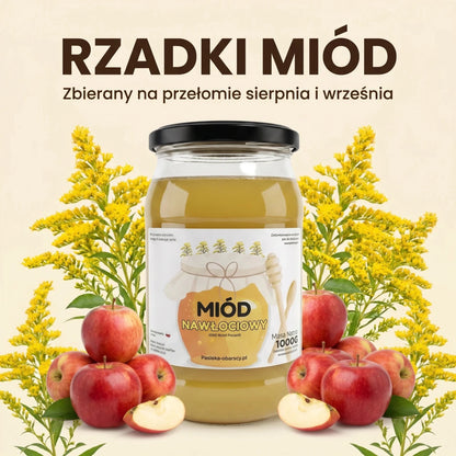 Miód Nawłociowy 1000g - Pasieka Obarscy