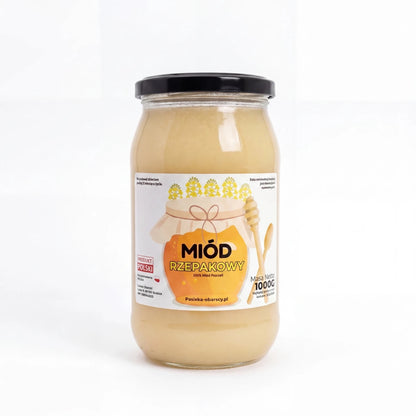 Miód Rzepakowy 1000g - Pasieka Obarscy