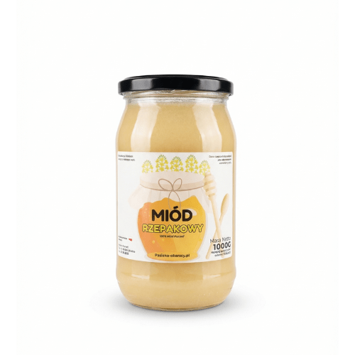 Miód Rzepakowy 1000g - Pasieka Obarscy