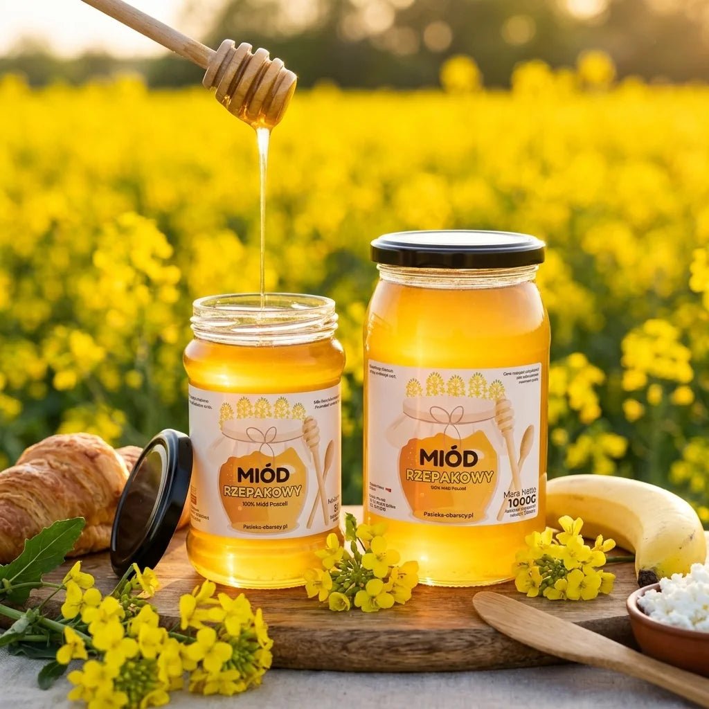 Miód Rzepakowy 400g - Pasieka Obarscy