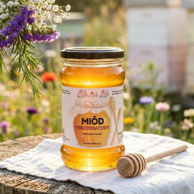 Miód Wielokwiatowy 400g - Pasieka Obarscy