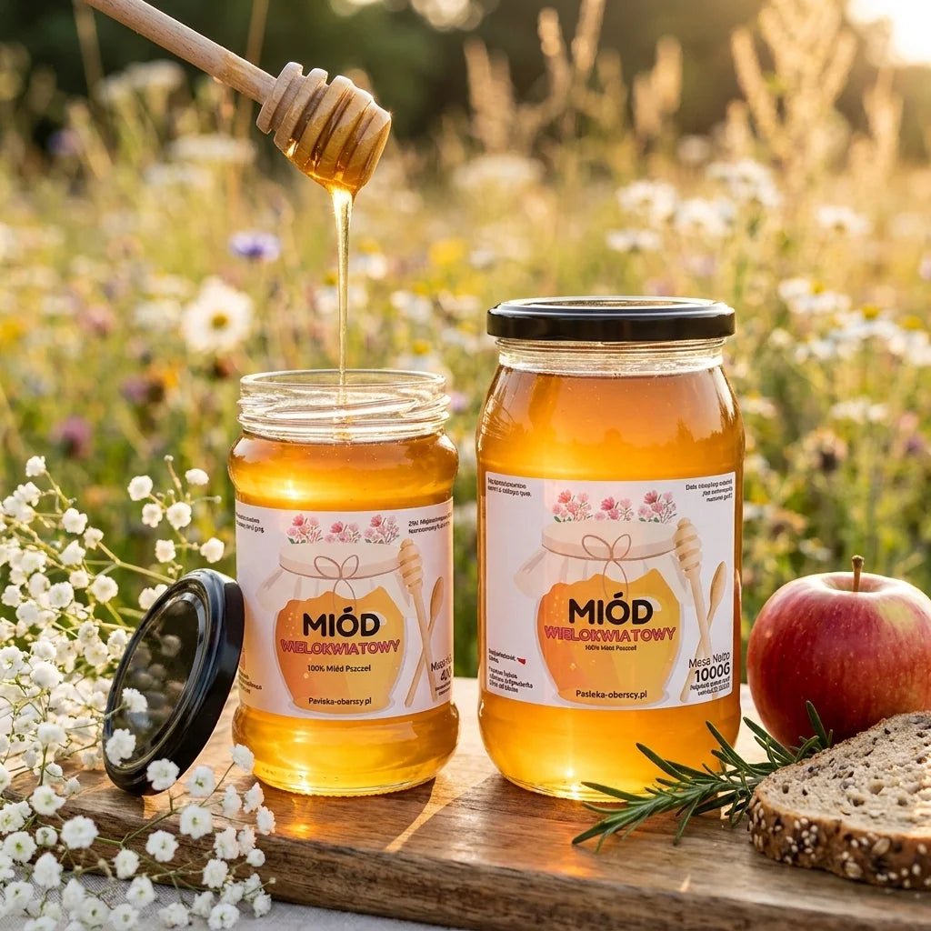 Miód Wielokwiatowy 400g - Pasieka Obarscy