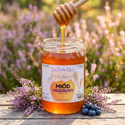 Miód Wrzosowy 400g - Pasieka Obarscy