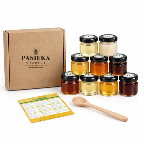 MiodzioBox – 9 miodów po 50 g - Pasieka Obarscy