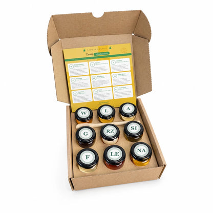 MiodzioBox – 9 miodów po 50 g - Pasieka Obarscy