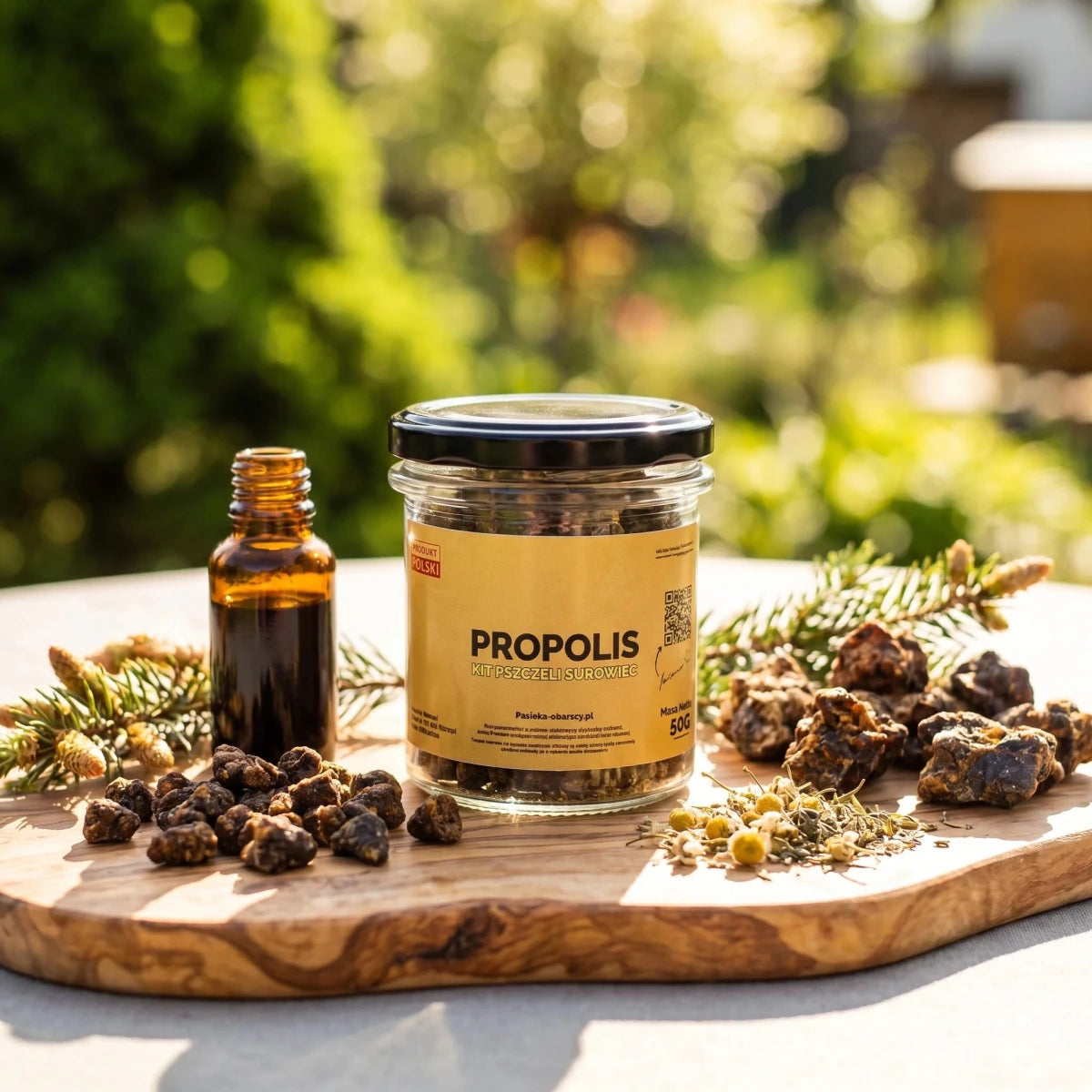 Propolis 50g (Kit pszczeli surowiec) - Pasieka Obarscy