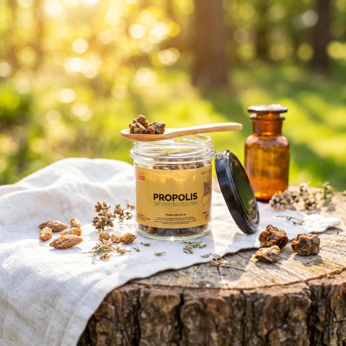 Propolis 50g (Kit pszczeli surowiec) - Pasieka Obarscy
