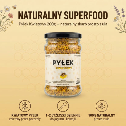 Pyłek Kwiatowy 200g - Pasieka Obarscy