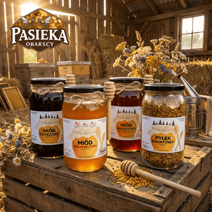Stwórz własny zestaw miodów - Pasieka Obarscy