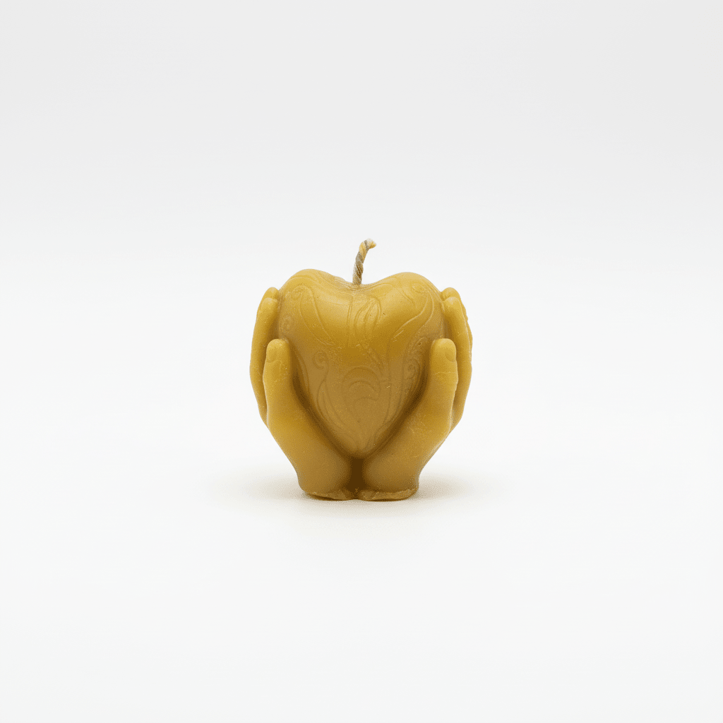 Świeczki z wosku pszczelego - Walentynki - Pasieka Obarscy